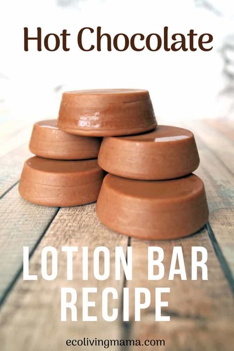 Chocolate Lotion, Lotion Bar Recipe, Lotion Bars Diy, Homemade Lotion Bars, Lotion Bars Recipe, Savon Diy, Diy Hot Chocolate, Săpunuri Handmade, Solid Lotion Bars