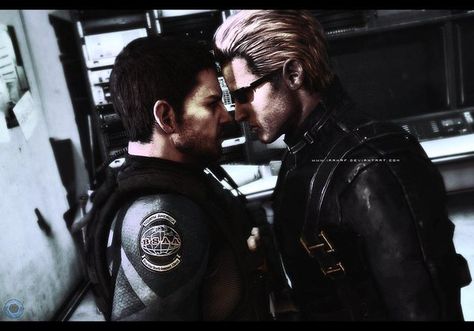 Chris vs. Albert Resident Evil Chris Redfield And Albert Wesker, Albert Wesker And Chris Redfield, Resident Evil Chris X Wesker, Albert X Chris, Chris X Albert, Resident Evil Wesker X Chris, Resident Evil Ships, Chris Redfield X Albert Wesker, Albert Wesker X Chris Redfield