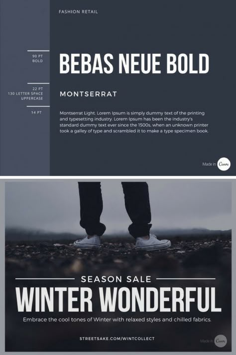 Canva Design // ultimate guide to font pairing // Bebas Neue Bold, Montserrat, Montserrat Light // auto shop Montserrat Font Pairing, Fonts For Tattoos, Tattoos Fonts, Ux Design Portfolio, Montserrat Font, Magazine Layout Inspiration, Magazine Design Inspiration, Auto Shop, Font Combinations