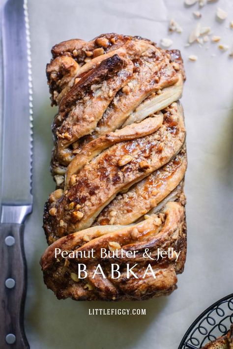 Babka Bread Recipe, Babka Recipes, Bread Flavors, Babka Bread, Kitchen Nostalgia, Peanut Butter Bread, Babka Recipe, Crunchy Peanut Butter, Artisan Bread Recipes