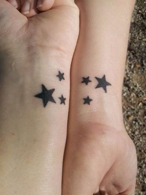 Sharpie Tattoos, Hand Doodles, Star Tattoo Designs, Star Tattoo, Dream Tattoos, Dope Tattoos, Star Tattoos, Matching Tattoos, Piercing Tattoo