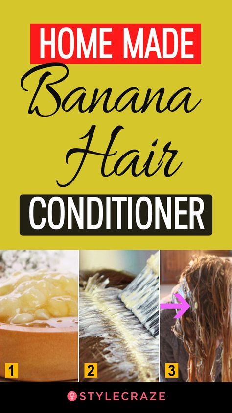 Diy: Homemade Banana Hair Conditioner #haircare #hair #conditioner #Diy Hair Conditioner At Home, Conditioner Diy, Hair Conditioner Recipe, Homemade Deep Conditioner, Natural Deep Conditioner, Diy Hair Conditioner, Tips For Black Women, Super Hair Growth, Banana Hair Mask