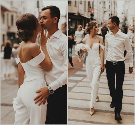 Jumpsuits Wedding, Jumpsuit Wedding Dress, Wedding Dresses Off The Shoulder, Wedding Pants, Courthouse Wedding Dress, Beach Jumpsuits, Fairy Wedding Dress, Wedding Jumpsuit, Country Wedding Dresses