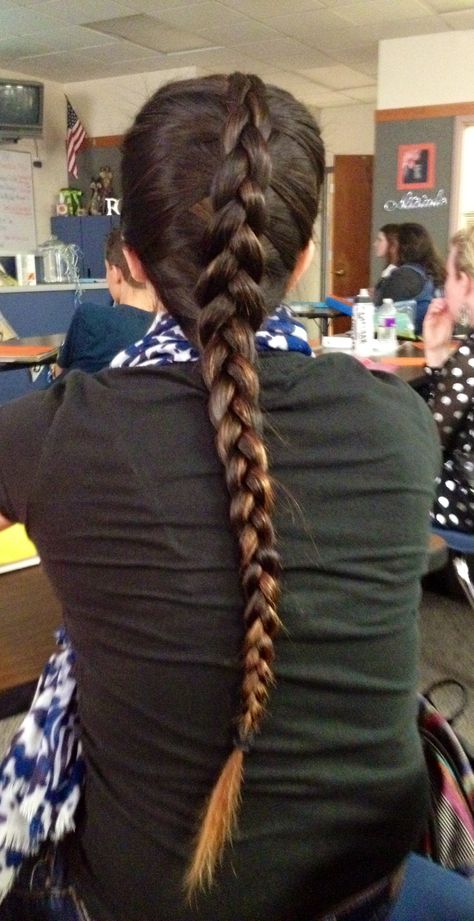 Upside Down French Braid, French Braid Styles, Hot Haircuts, Dutch Braids, Big Braids, Pin Up Hair, Hot Hair Styles, Hair Braids, Dutch Braid