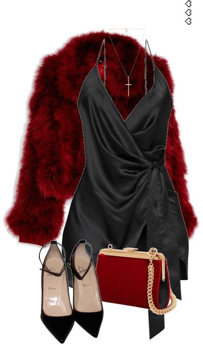 Mafia Theme Outfit, Scorpio Birthday Outfit, Mafia Women Outfits, Female Mafia Boss Outfit, Womens Skirt Outfits, Holiday Party Fashion, 90s Runway Fashion, Fashion Sketches Dresses, Outfit Layout