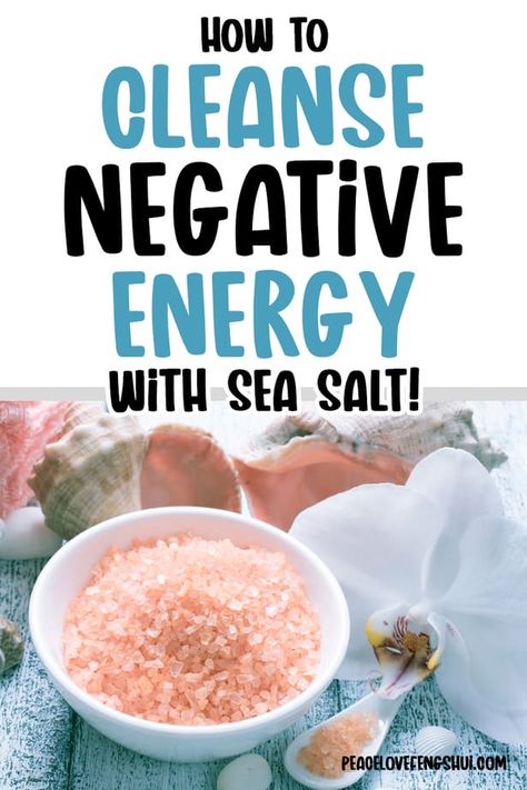 Removing Bad Energy From Home, Salt Bowls Cleansing, Cleansing Bad Energy Spell, Spell To Cleanse Negative Energy, How To Cleanse House Of Negative Energy, Cleanse Energy In Home, Negative Energy Cleanse Spray, Protect Home From Negative Energy, Salt Bowl Cleansing