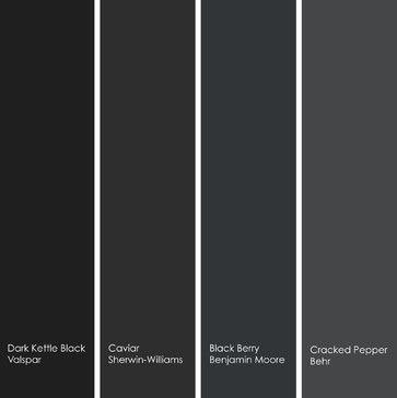 Benjamin Moore Gray, Black Paint Color, Cabinets Painted, Farmhouse Paint Colors, Farmhouse Paint, Black Kitchen Cabinets, Modern Ideas, Bedroom Black, Bedroom Paint Colors