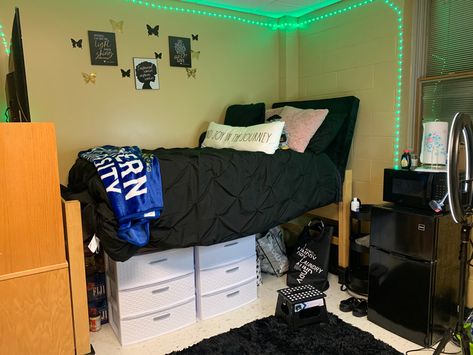 Dorm Room Inspo Hbcu Dorm Room, Hbcu Dorm Room Ideas, Hbcu Dorm, University Dorm Room, Dorm Room Inspo, University Dorm, Dorm Room Styles, Southern University, Dorm Room Ideas