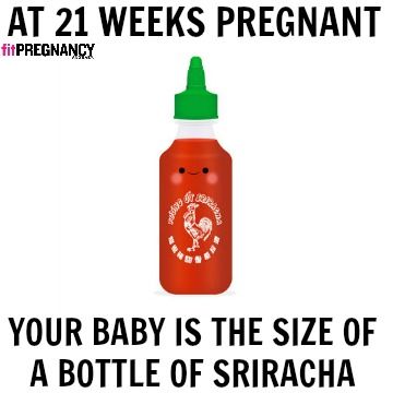 Baby Size By Week, Baby Week By Week, 21 Weeks Pregnant, 13 Weeks Pregnant, Baby Weeks, Pregnancy Memes, Pregnancy Goals, Baby Size Chart, Pregnancy Nutrition