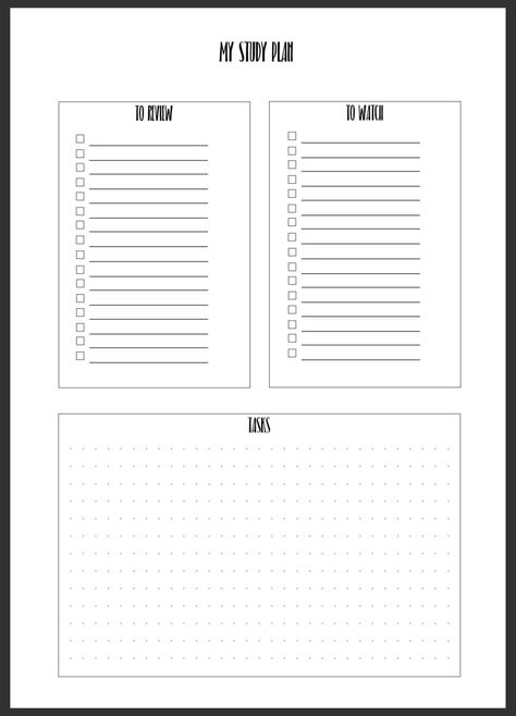 Exam Organization, Before An Exam, Study Printables, Binder Printables, Exam Prep, Journal Aesthetic, Study Planner, Paper Template, Binders