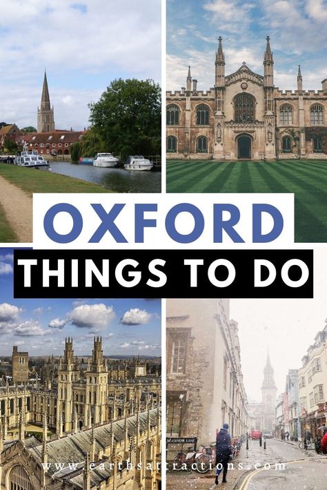 Things to do in Oxford, UK. Discover the top Oxford attractions as well as off the beaten path things to do in Oxford from this comprehensive Oxford blog. #oxford #england #oxforduk #oxfordthingstodo #thingstodo #europetravel #earthsattractions #travelguides #oxfordguide #oxfordattractions #harrypotter Things To Do In Oxford, Oxford Travel, Oxford Uk, Oxford England, Visiting England, Free Will, Science Museum, Free Things To Do, England Uk