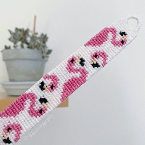 Flamingo Bracelet Pattern, Flamingo Friendship Bracelet Pattern, Summer Alpha Patterns, Floss Bracelets Patterns, Heart Friendship Bracelet Pattern, Flower Alpha Pattern, Alpha Graph, Bracelet Book Patterns, Alpha Bracelet Pattern