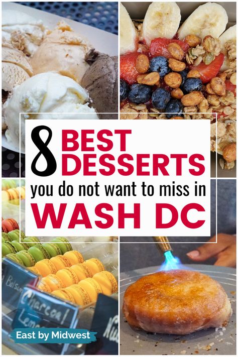 Washington Dc Food Bucket Lists, Washington Dc Food Guide, Food Washington Dc, Food In Dc, Washington Dc Eats, Washington Dc Bucket List, Usa Dessert, Washington Dc Food, Georgetown Washington Dc