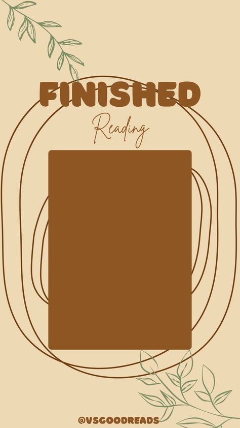 “Finished reading” template for bookstagram stories Book Read Template, Last Now Next Bookstagram, Finished Reading Template Instagram, Finished Reading Template, Reading Template, Bookstagram Templates, Book Review Template, Review Template, Book Templates