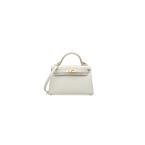 A CUSTOM GRIS PERLE & CAPUCINE CHÈVRE LEATHER MINI KELLY 20 II WITH PERMABRASS HARDWARE Mini Kelly, Hermes Kelly Bag, Buy Bags, Kelly Bag, Hermes Handbags, Classic Books, Hermes Bag, Leather Mini, White Bag