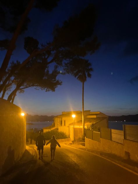 Sunset | evening | night | walk | coast | scenery | aesthetic | spain | pretty | mallorca | summer | holiday Lamp Sunset, Mallorca Summer, Aesthetic Spain, Scenery Aesthetic, Orange Lamp, The Last Bookstore, Brazil Culture, Orange Lamps, Night Walk