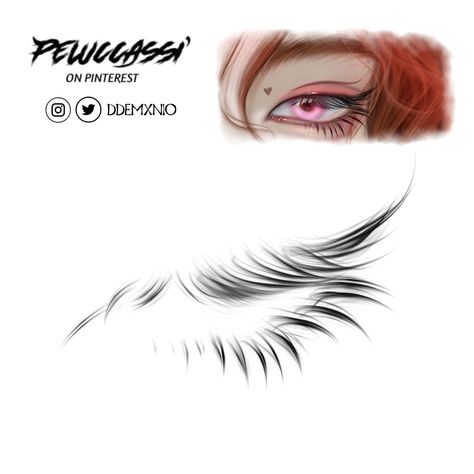 Lip Ibis Paint Code, Lashes Ibis Paint Code, Eye Png, Eyelashes Drawing, Eye Texture, Makeup Drawing, Digital Painting Techniques, Anime Tutorial, How To Draw Eyebrows