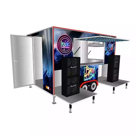 Tune Mobile Dance Floor Band Tricks Out Trailer Mobile Dj Booth Truck For Event And Road Show - Buy Mobile Music Stage,Mobile Dj Trailer,Dj Roadshow Product on Alibaba.com Mobile Dj Trailer, Tailgate Trailer, Tailgating Trailers, Dj Studio, Music Stage, Work Van, Dj Sound, Guard House, Mobile Music