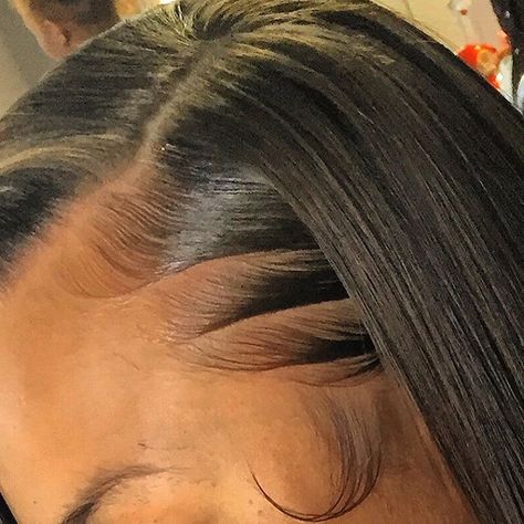 Hairstyles Long Bob, Slayed Edges, Laid Edges, Hair Edges, High Ponytail Hairstyles, Pompadour Hairstyle, Edges Hair, Twist Braid Hairstyles, Baby Hairs