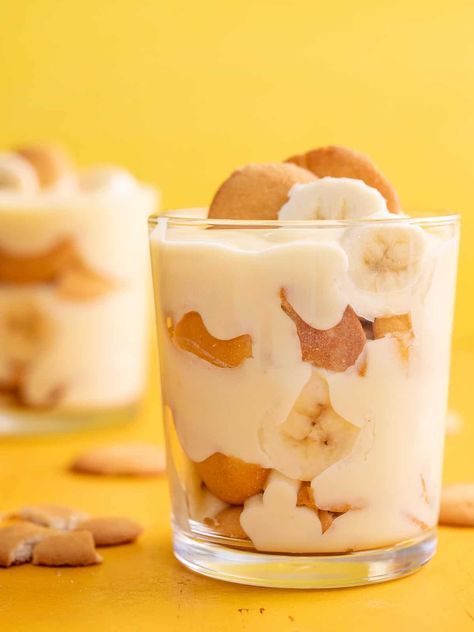 Creamy Banana Pudding Recipe, Healthy Banana Pudding, Sugar Free Vanilla Pudding, Homemade Rice Krispies Treats, Easy Banana Pudding, Banana Pudding Recipe, Crustless Pumpkin Pie, Magnolia Bakery, Soy Free Recipes