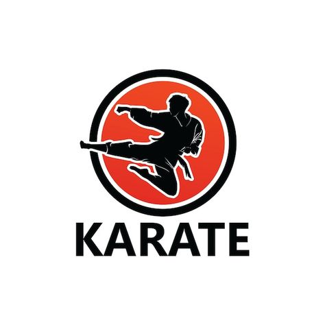 Karate Logo, Karate Stickers, Karate Club, Sport Karate, Karate Martial Arts, Logo Design Art, Book Wallpaper, Sports Logo, Taekwondo