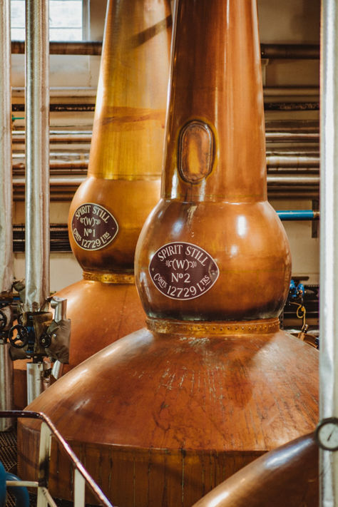 Copper stills at The Balvenie Distillery, Dufftown, Speyside, Scotland Distillery Scotland, Balvenie Whisky, Speyside Scotland, Whisky Distillery, Copper Still, Shattered Dreams, Single Malt Whisky, Malt Whisky, Scotch Whisky