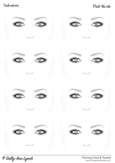 Microblading Studio, Face Chat, Halloween Maquillage, Makeup Book, Paint Makeup, Face Charts, Face Template, Makeup Books, Display Boards