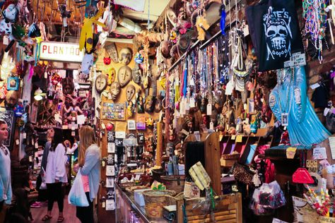 There's more to voodoo than pin cushions and dolls. Learn about the historical and spiritual significance of the religion"”and the woman who helped revive it in the city"”at this store that triples as a museum and shrine. You'll find a mix of kitschy souvenirs up front and a spiritual advisor in the back, who performs readings just by feeling your pressure points. Whether you're a believer or not, Marie Laveau's is a spot that's uniquely New Orleans. Yoruba Deities, Voodoo Shop, New Orleans House, Marie Laveau, New Orleans Voodoo, New Orleans Vacation, Voodoo Hoodoo, Visit New Orleans, Spiritual Advisor