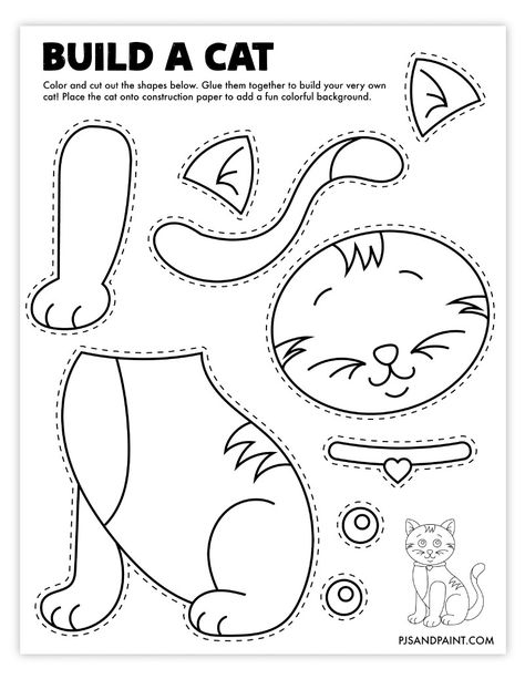 Free Printable Crafts For Kids, Printable Crafts For Kids, Flowers Paper Craft, Train Crafts, Elf Crafts, Snowman Coloring Pages, Scarecrow Crafts, Pencil Crafts, Unicorn Craft