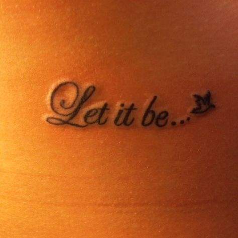 Let it be..... Tattoos For Women Small Meaningful, Tattoo Angel, Wrist Tattoo Designs, Small Girl Tattoos, Small Wrist Tattoos, Tattoo Designs For Girls, Wrist Tattoo, Wings Tattoo, Sister Tattoos