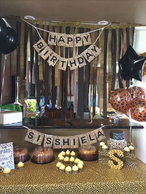 Leopard print party decorations Leopard Decorations Party, Leopard Theme Birthday Party, Animal Print Party Decorations, Leopard Print Party Decorations, Leopard Birthday Party Ideas, Leopard Party Decorations, Leopard Print Birthday Party, Leopard Birthday Party, Leopard Outfit Ideas