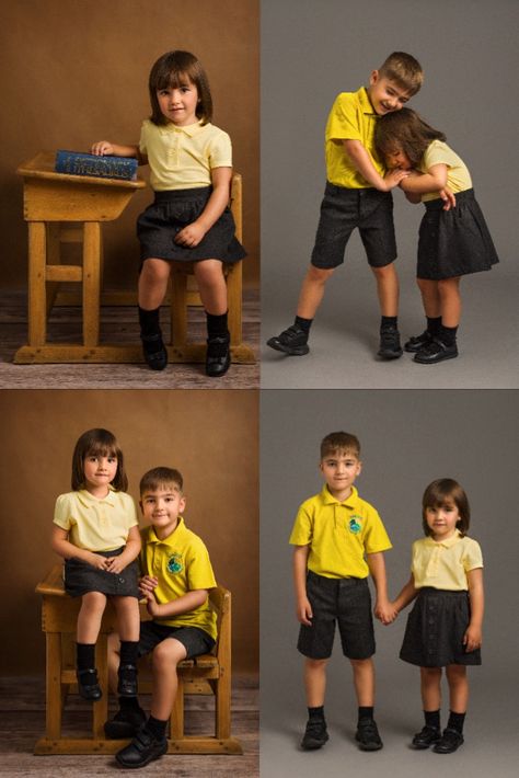 brother and sister mini session. Back to school minis with siblings. Back To School Sibling Photos, Sibling School Photos, Back To School Photoshoot Mini Sessions, Simple Posing Ideas, Back To School Photoshoot, School Photoshoot, Newborn Cake, Hemel Hempstead, Sibling Photos