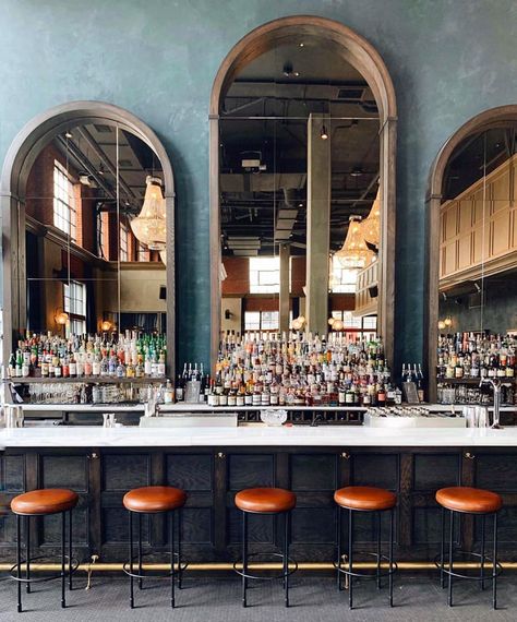 Worlds Best Bars on Instagram: “#Baroftheday is @deathandcompany at @theramblehotel . . . Credits: @melissamale .⠀ .⠀ .⠀ #cocktails #mixology #drinks #baroftheday…” Ramble Hotel, Bar Restaurant Design, Architecture Restaurant, Hidden Bar, Design Café, Bar Interior Design, Bar Interior, Bar Design Restaurant, Bar Seating