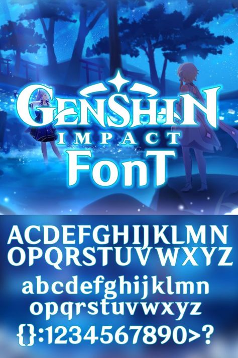 Original Genshin Impact font is inspired from the HYWenHei Chinese font.MiHoYo made some modifications to give these fonts a Japanese text style.These letters have rounded edges and a bold font face, making it ideal for titles and headings. Font Styles Handwriting, Handwritten Fonts Alphabet, Impact Font, Font Styles Names, Free Cursive Fonts, Free Handwritten Fonts, Game Font, Contemporary Fonts, Advanced Typography