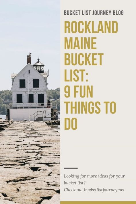 Rockland Maine Bucket List: 9 Fun Things to Do Maine Bucket List, Boothbay Maine, Rockport Maine, Moving To Maine, Maine In The Fall, Maine Winter, Boothbay Harbor Maine, Maine Road Trip, Rockland Maine