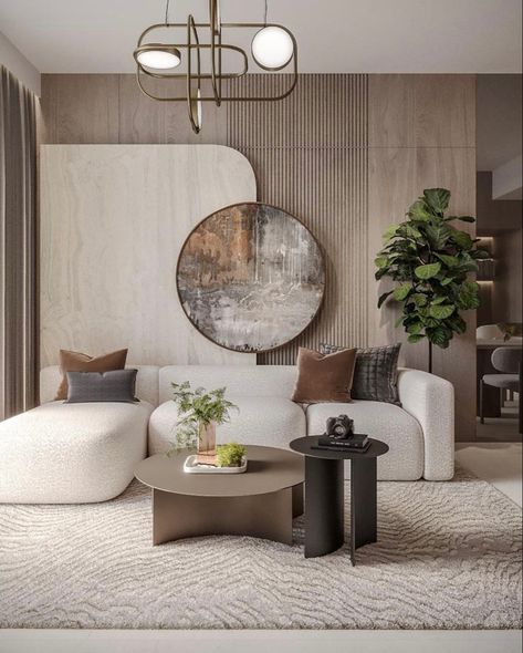 Corner Wall Paneling Design, Wall Panel Design Living Room, Material Palette Interior Design, Dining Wall Design, Living Room Wall Paneling Ideas, Living Room Sofa Wall, Interior Design Hd, Luxury Living Room Inspiration, Pearl House