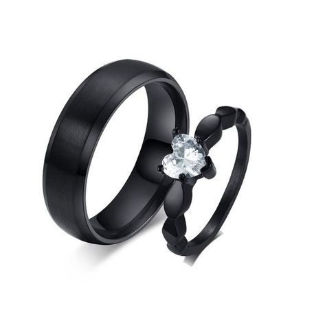 Black Promise Rings, Relationship Rings, Matching Promise Rings, Cute Promise Rings, Rings For Couples, Matching Couple Rings, Promise Rings For Him, Roman Numbers, Couples Ring