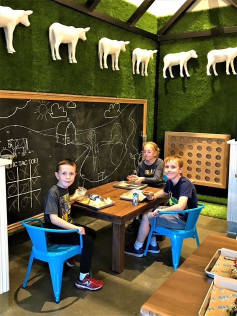 Play Area In Restaurant, Kids Corner In Cafe, Coffee Shop Kids Corner, Kids Restaurant Ideas, Kids Coffee Shop, Mendocino Farms, Kids Restaurant, Kids Restaurants, Deep Voice