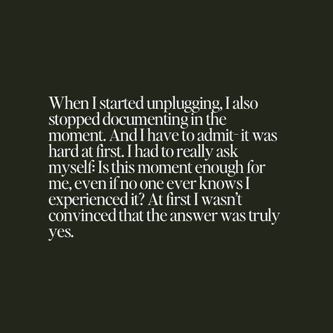 Leave a note if you’ve felt a little burnt out from sharing online 🤍. I write all about sharing— and how I learned to stop oversharing— in my book The Unplugged Hours. She’s coming out in a little less than a month and I cannot wait to share these stories with you- they’ve been cooking in the slow cooker for a long, long time and I am praying they will reach you, nourish you, and encourage you wherever you’re at in your own journey towards being more present. Preorders are literally the big... Stop Oversharing, How To Stop Oversharing, Coming Out, This Moment, Affirmations, Encouragement, Inspirational Quotes, Writing, In This Moment