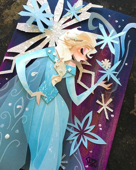 Beware the frozen heart ❄️ Layered Paper Art, Cut Out Art, Frozen Heart, Paper Carving, Paper Cutout Art, 3d Paper Art, Disney Elsa, Paper Mache Crafts, Briar Rose