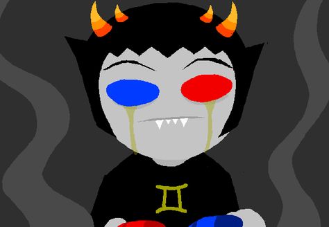 Homestuck Sollux, Aradia Megido, Sollux Captor, Ms Paint, Homestuck, Red White, Paint, Red, White