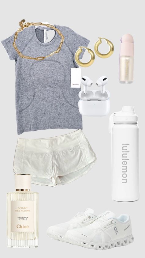 Running Fits, Track Outfits, Sport Fits, Comfy School Outfits, Lemon Shirt, Capsule Wardrobe Women, Lululemon Outfits, Preppy Summer Outfits, Outfit Inspo Summer