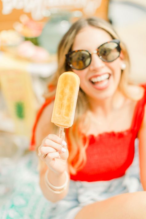 Summer Poolside Social | Chic Home & Styled Parties Popsicles Photoshoot, Popsicle Branding, Popsicle Photoshoot, Popsicles Photography, Popsicle Aesthetic, Gourmet Popsicles, Fruit Ice Pops, Ice Cream Photography, Ice Cream Shake