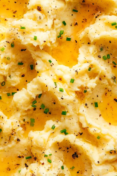 Brown Butter Mashed Potatoes | Gimme Some Oven Brown Butter Mashed Potatoes, Butter Mashed Potatoes, Butter Potatoes, Parmesan Cheese Potatoes, Riced Veggies, Yellow Potatoes, Gimme Some Oven, Making Mashed Potatoes, Best Butter