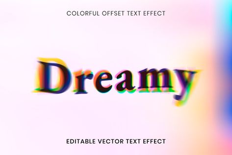 Glowing Typography, Distorted Text, Candy Text, Embossed Text, Graffiti Text, Comic Text, Retro Text, Pastel Poster, Font Typography