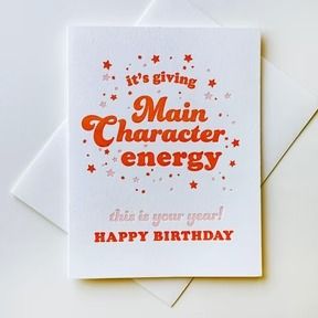 Cards & Books – Page 2 – Urban General Store Letterpress Machine, Unicorn Books, Main Character Energy, Birthday Posts, Pink Cards, Birthday Thank You, The Vibe, Letterpress Printing, Main Character