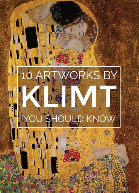 10 Artworks By Klimt You Should Know Gustav Klimt Paintings Artworks, Gustav Klimt Quilt, Gustav Klimt Art Paintings, Gustav Klimt Paintings, Banksy Pictures, Golden Artwork, Klimt Prints, Klimt Women, Amsterdam Vacation