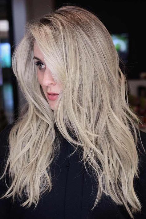 Messy Straight Hair With Side Part #longshaghaircut #shaghaircut #haircuts #longhair Grey Ombre Hair, Long Shag Haircut, Long Shag, Long Layered Haircuts, Shag Haircut, Long Layered Hair, Haircuts For Long Hair, Side Part, Long Straight Hair