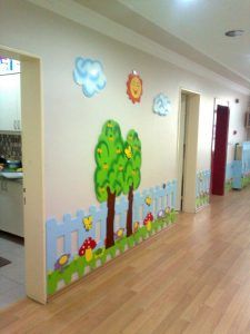 preschool-hallway-decorations-6 | funnycrafts School Hallway Decorations, School Wall Decoration, Aktiviti Prasekolah, Decoration Creche, Kindergarten Decorations, Preschool Designs, Preschool Decor, Daycare Decor, Diy Classroom Decorations