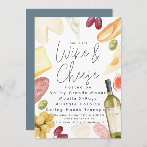 Bridesmaid Brunch Invitations, Picnic Invitations, Bridesmaid Brunch, Housewarming Party Invitations, Chic Invitation, Wine And Cheese Party, Parties Ideas, Invitations Design, Wine And Cheese